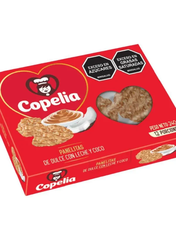 COPELIA DULCE DE LECHE Y COCO 20g X 12 UND 240 GR