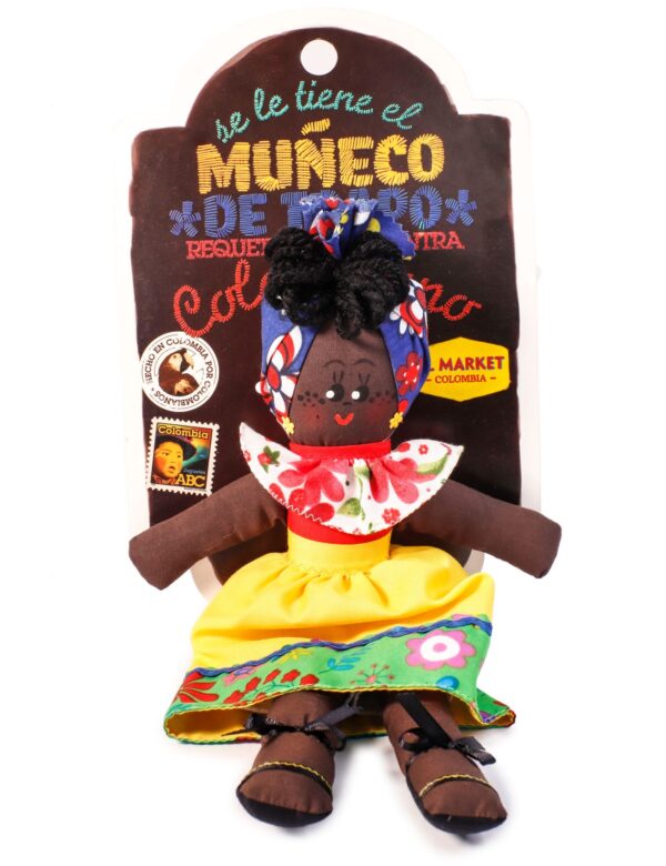 MUNECA PEQUENA PALENQUERA